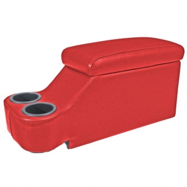 1964-1973 FORD MUSTANG CLASSIC HUMPHUGGER CONSOLE- BRIGHT RED