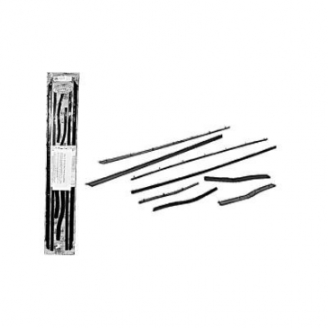1967-1968 FORD MUSTANG DOOR WEATHERSTRIP 8-PIECE CONV