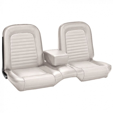 1965 FORD MUSTANG FRONT BENCH UPHOLSTERY ONLY - STANDARD (WHITE) *TMI PRODUCT